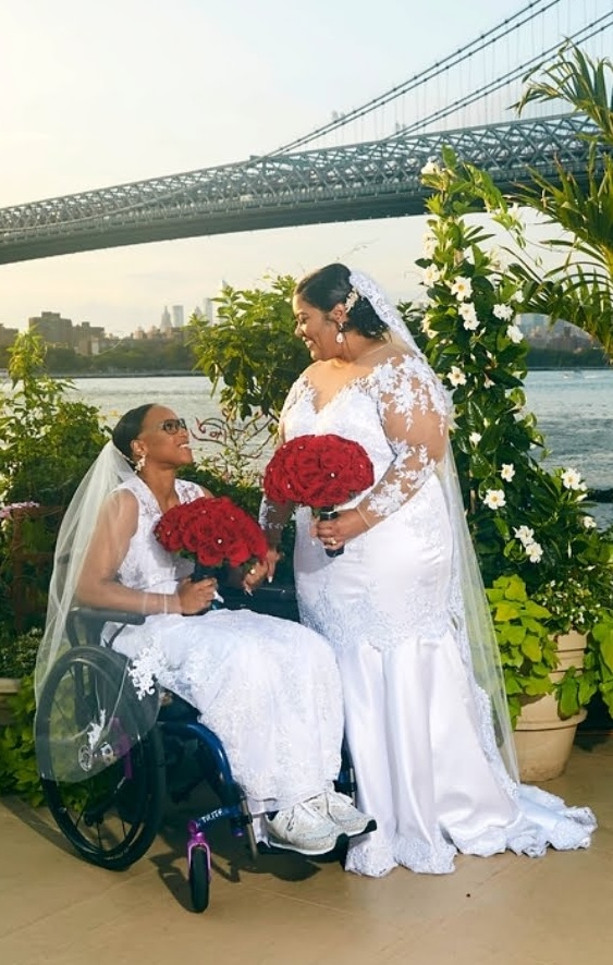 Gesy and her bride.